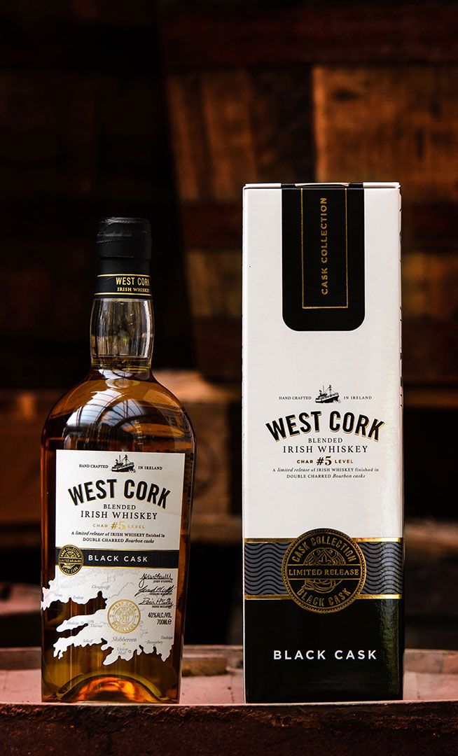 Black Cask Irish Whiskey Gift Box